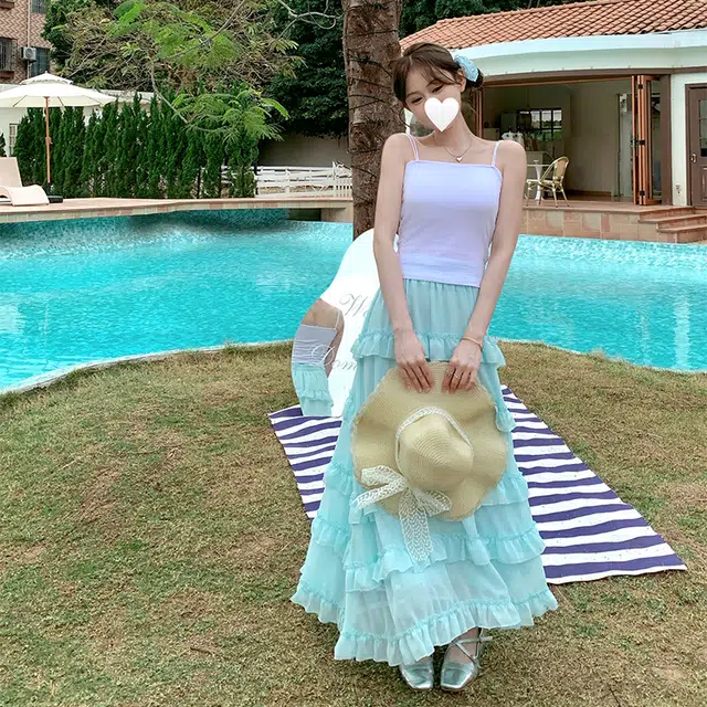 新世家族 内搭美背带胸垫一体遮副乳无袖吊带 女款