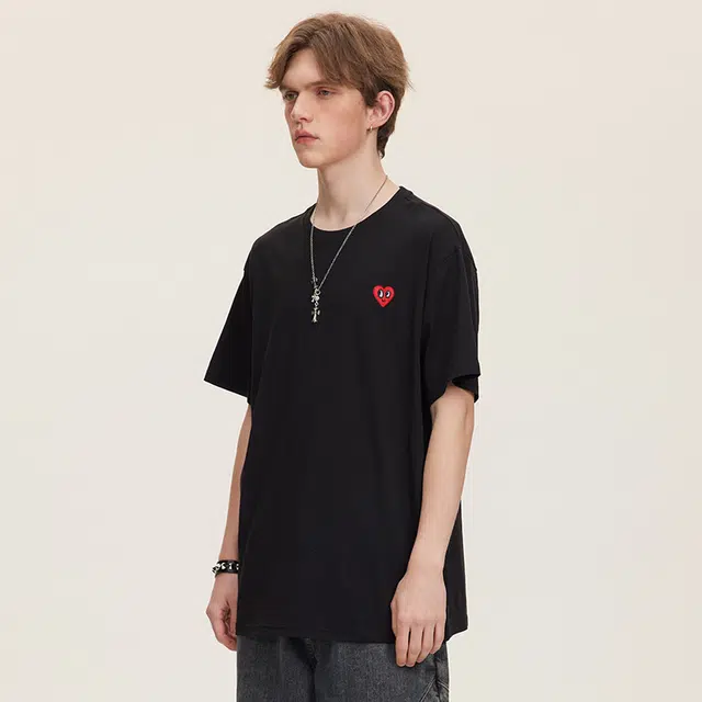 DIBINSAI STUDIO x CHARLES JANG'S HAPPY HEART Logo T