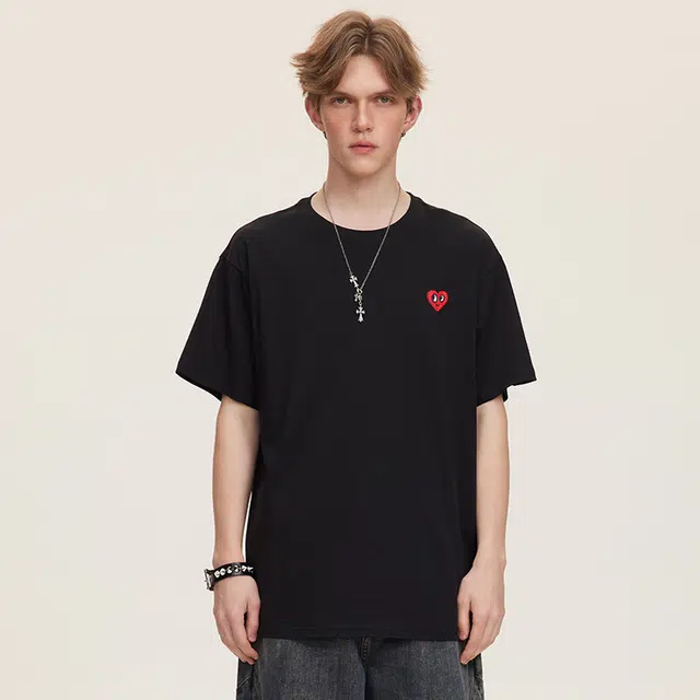 DIBINSAI STUDIO x CHARLES JANG'S HAPPY HEART Logo T