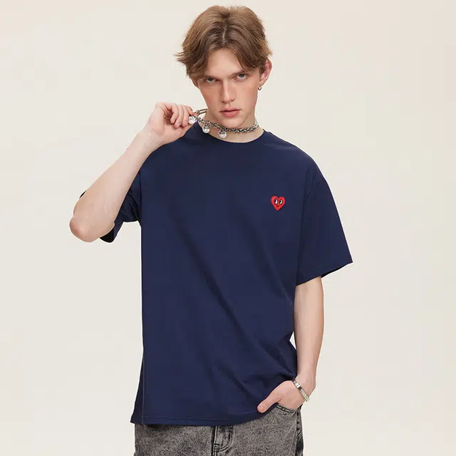 DIBINSAI STUDIO x CHARLES JANG'S HAPPY HEART Logo T