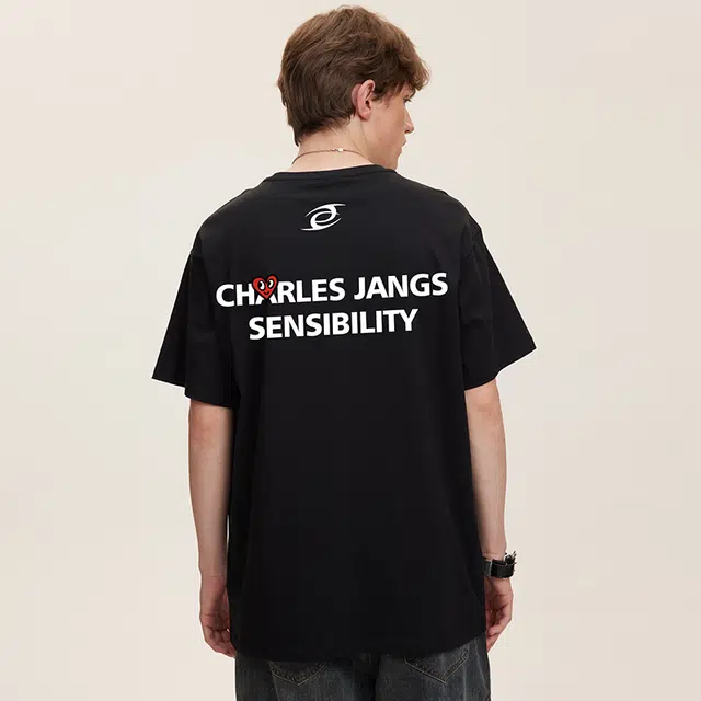 DIBINSAI STUDIO x CHARLES JANG'S HAPPY HEART Logo T