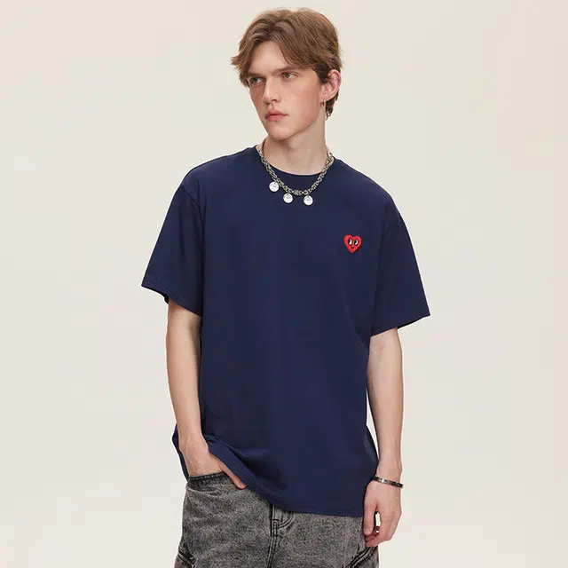 DIBINSAI STUDIO x CHARLES JANG'S HAPPY HEART Logo T