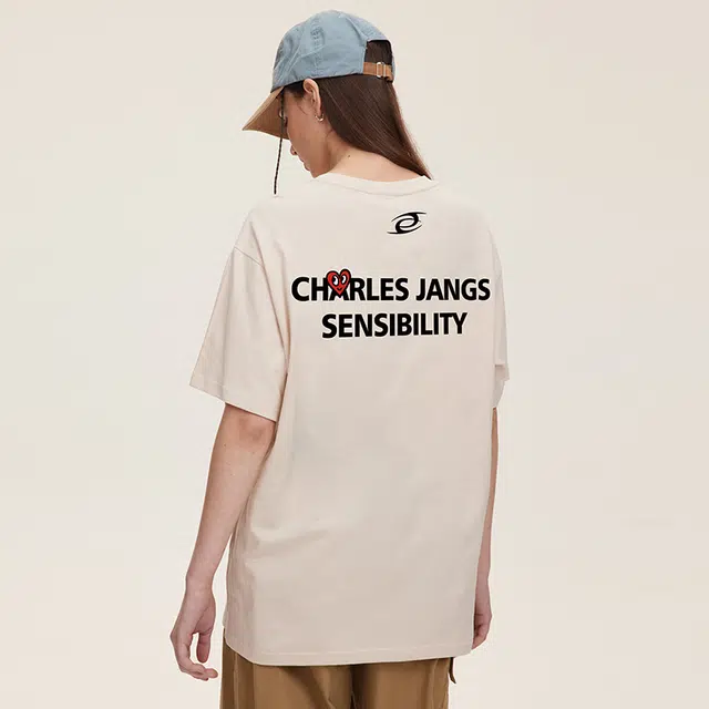 DIBINSAI STUDIO x CHARLES JANG'S HAPPY HEART Logo T