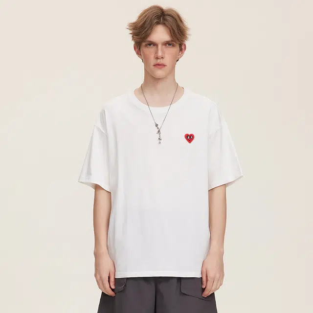 DIBINSAI STUDIO x CHARLES JANG'S HAPPY HEART Logo T