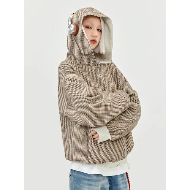 WKOOG Cleanfit Reversible Houndstooth Jacket