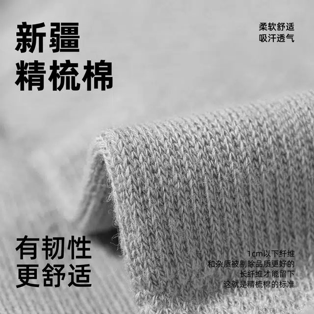 子墨棉品 网眼透气抗菌防臭夏季短袜薄款 男款