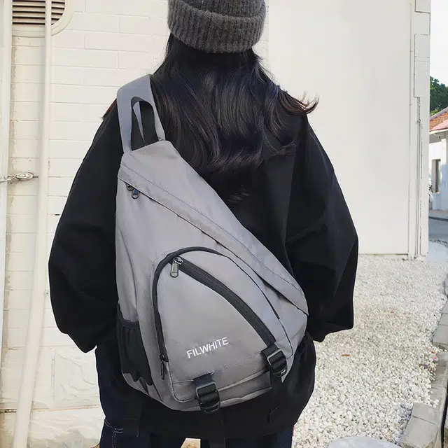 雅鹿 运动骑行弓箭包小众设计感机能潮流 尼龙 斜挎单肩胸包 男女同款情侣款 多色