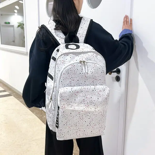雅鹿 满天星书包篮球校园电脑旅行包潮 尼龙 背包双肩包 常规 男女同款情侣款 多色