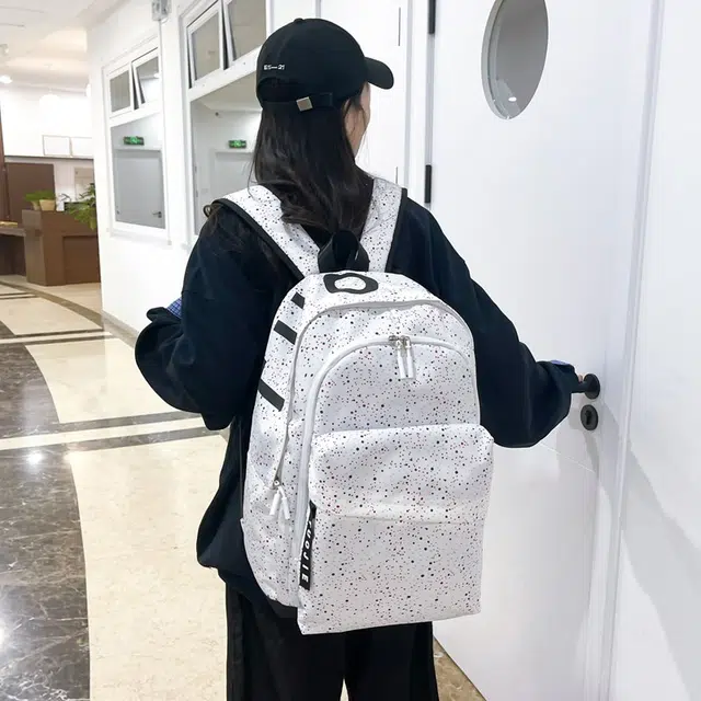 雅鹿 满天星书包篮球校园电脑旅行包潮 尼龙 背包双肩包 常规 男女同款情侣款 多色