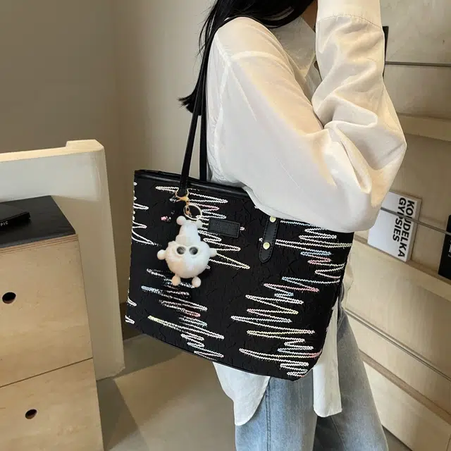 雅鹿 简约韩版百搭时尚 尼龙 托特包单肩包 女款 多色