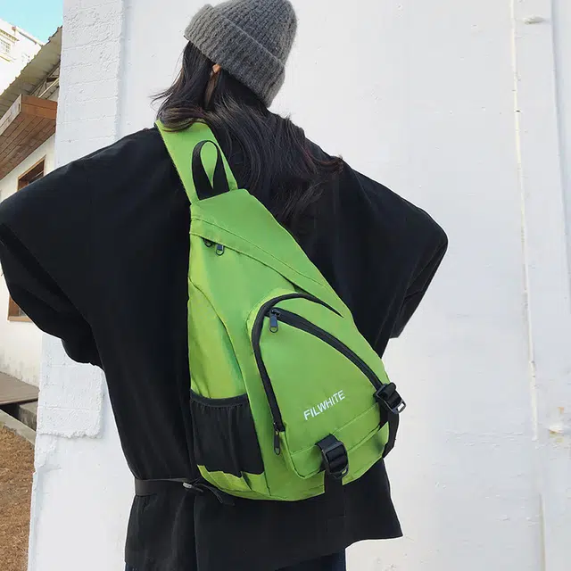 雅鹿 运动骑行弓箭包小众设计感机能潮流 尼龙 斜挎单肩胸包 男女同款情侣款 多色