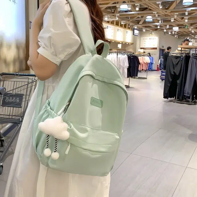 雅鹿 精致轻便百搭休闲旅游小书包 尼龙 双肩包背包 男女同款情侣款 多色