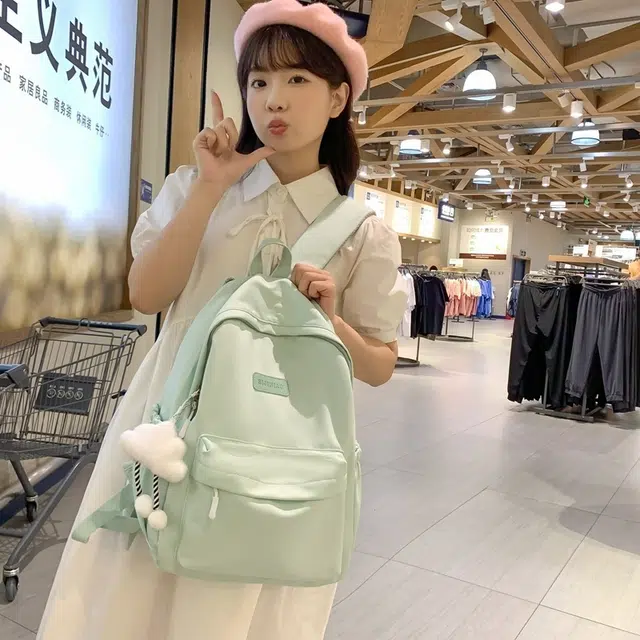 雅鹿 精致轻便百搭休闲旅游小书包 尼龙 双肩包背包 男女同款情侣款 多色