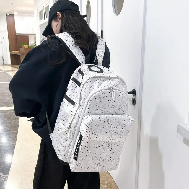 雅鹿 满天星书包篮球校园电脑旅行包潮 尼龙 背包双肩包 常规 男女同款情侣款 多色
