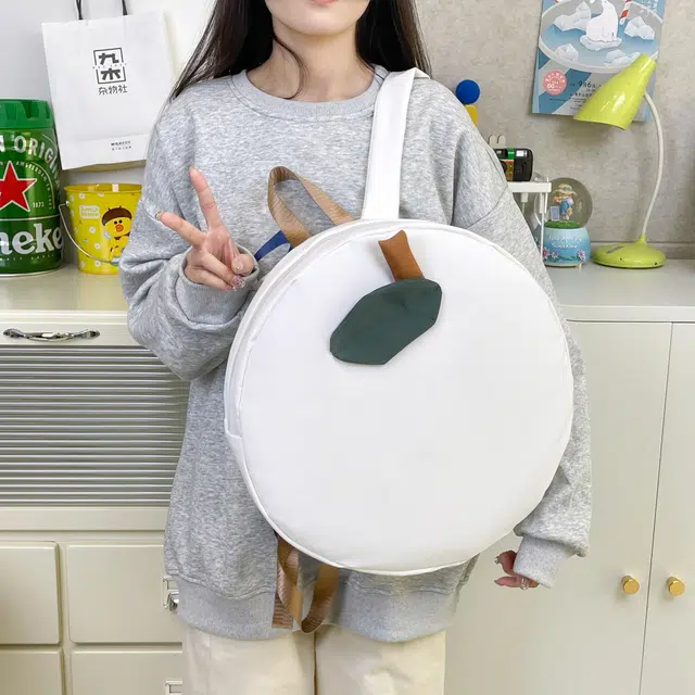 雅鹿 韩版彩色时尚可爱撞色大容量休闲出游旅行 尼龙 双肩包 常规 女款 白色/红色/酒红色/黄色/绿色