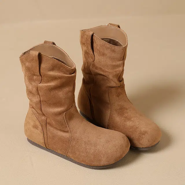 复古简约舒适轻便百搭耐磨防滑瘦瘦勃肯 短靴 女