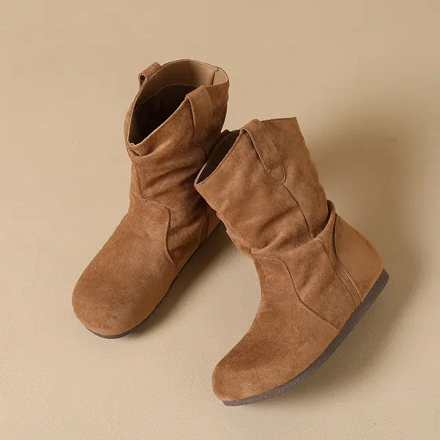 复古简约舒适轻便百搭耐磨防滑瘦瘦勃肯 短靴 女