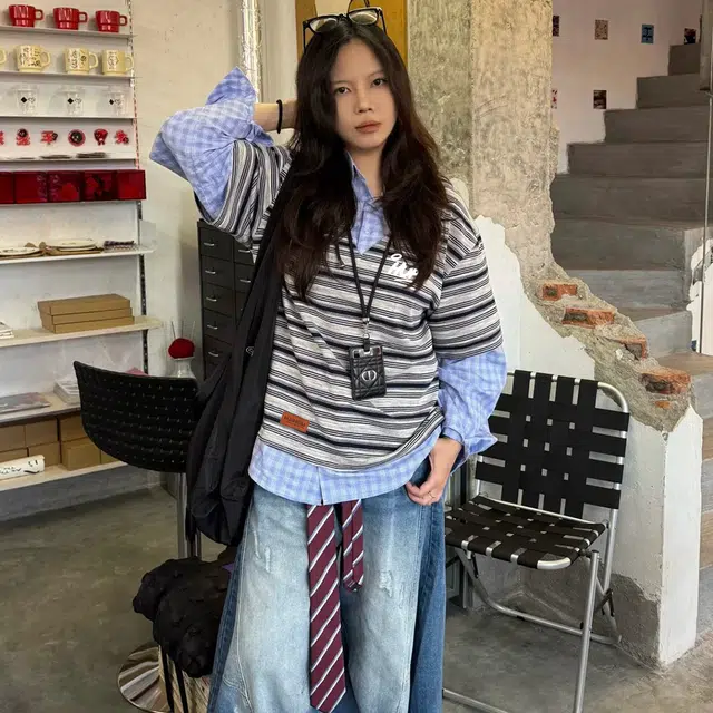 HUANQIU oversizepolo