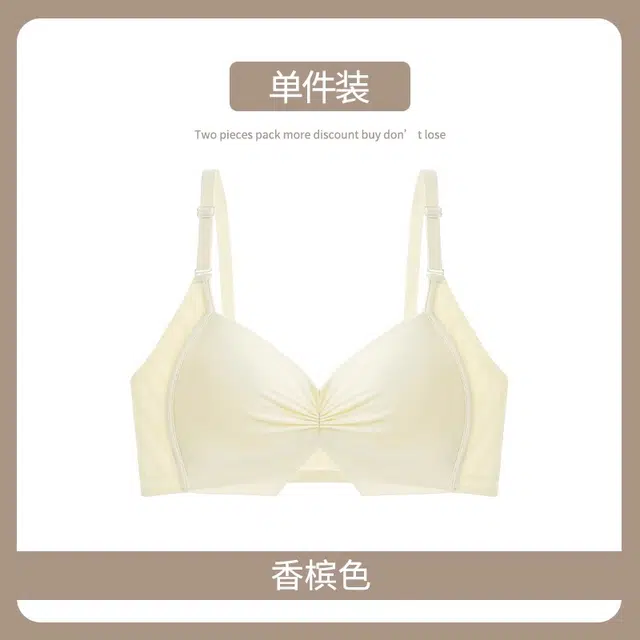 黛尔佳人 内衣女士胸罩大胸显小胸聚拢收副乳上托防下垂无钢圈无痕文胸 女款