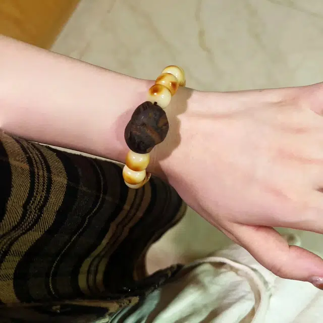 冬荔 灸·法棍奶酪 菩提根 手串 男女同款情侣款