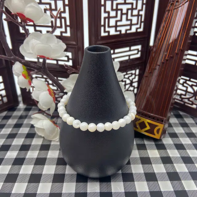 冬荔 超润白 仿珍珠 手串 女款 白色
