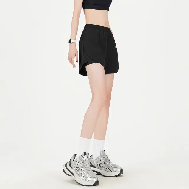 大卫贝肯 简约时尚舒适修身短裤打底裤 男女同款