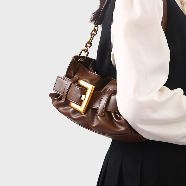 JANITINO Retro Baguette Bag