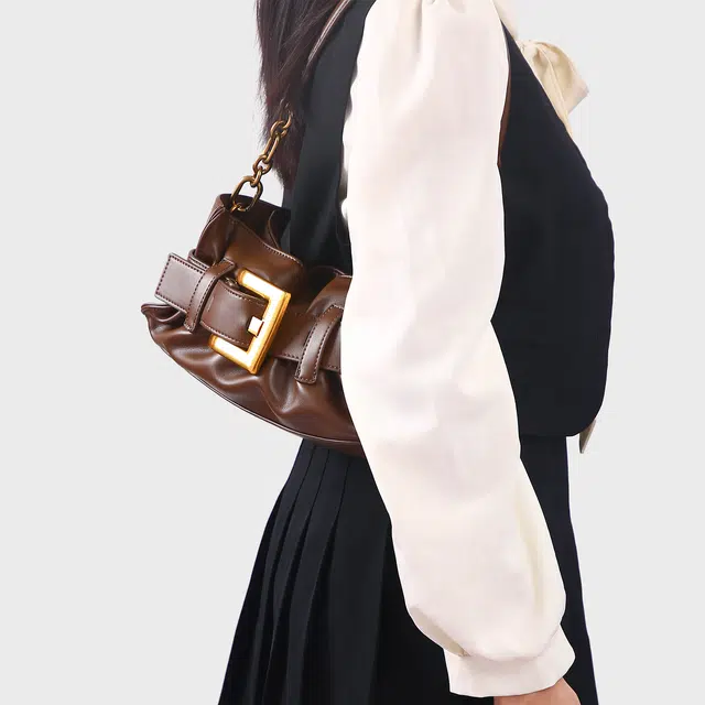 JANITINO Retro Baguette Bag