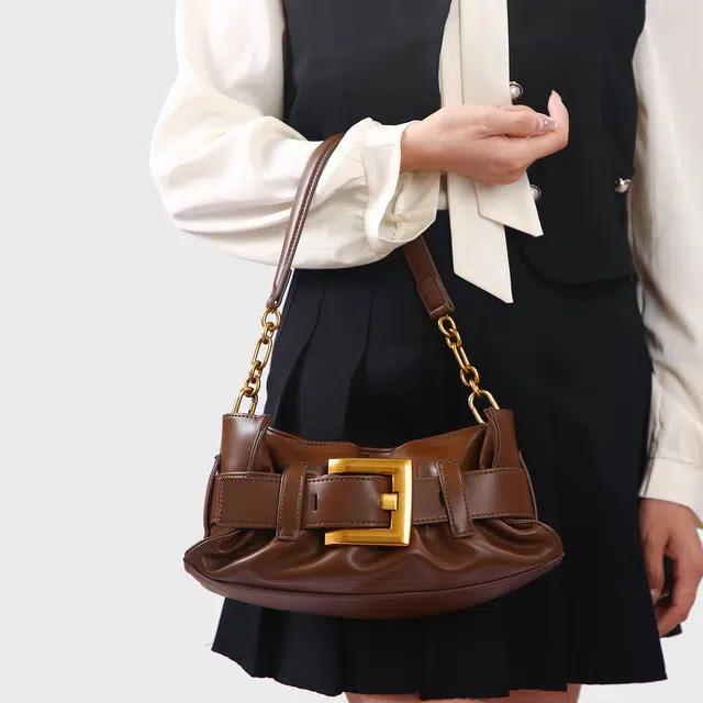 JANITINO Retro Baguette Bag