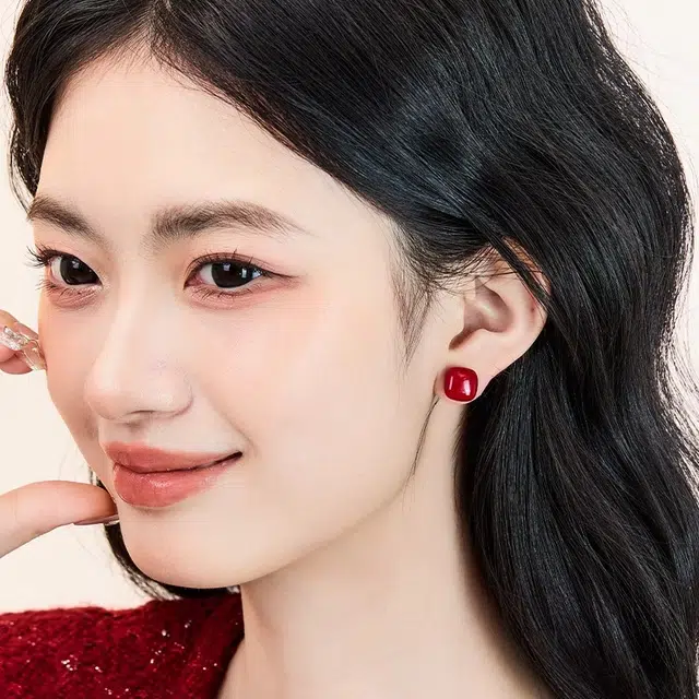 赐帛 馒头高级感法式绝美 合金 耳钉 女款