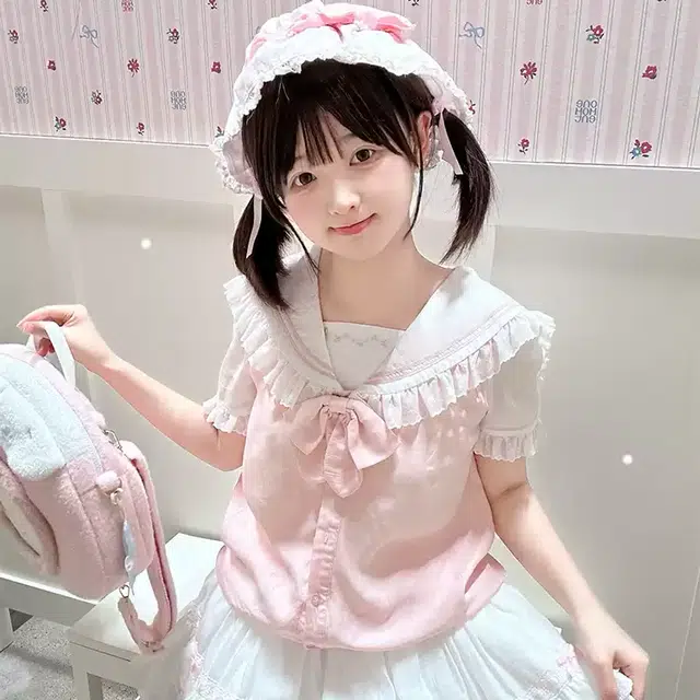 沐晓欣 甜美舒适气质高腰裙装套装 女款