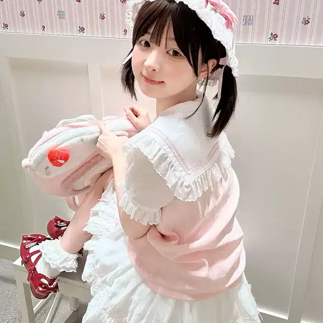 沐晓欣 甜美舒适气质高腰裙装套装 女款