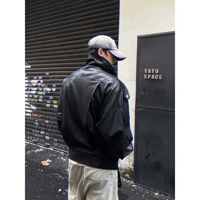 W7H1 PU Leather Jacket