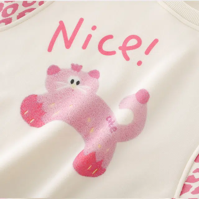 媛媛公主卫衣 春秋冬季洋气粉嫩印花加厚保暖甜美韩版舒适休闲卡通可爱百搭 儿童款