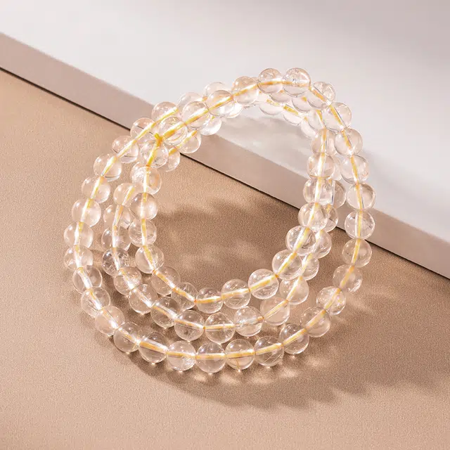 老庙 透明 多圈 上岸水逆退散金榜提名时来运转 磁场 学业进步稳定情绪#好运天然 白发晶 水晶手串 男女同款情侣款