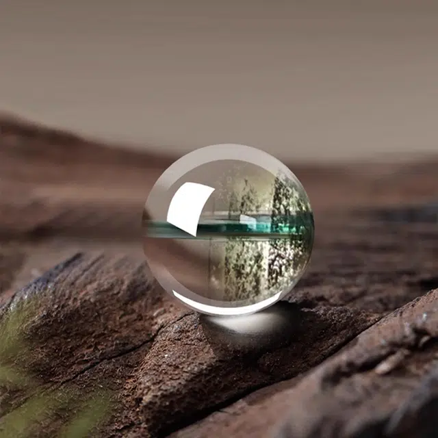 【福蕴生机】 老庙 空灵美感 清新优雅 新中式国潮小众设计 日常通勤百搭 礼盒# 绿幽灵 手串 男女同款情侣款