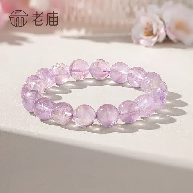 【梦幻仙紫】 老庙 静心能量  浪漫星河  灵性守护 温柔力量  国风轻奢 生日闺秘 双向奔赴 定情 告白天然 紫水晶 手串 女款