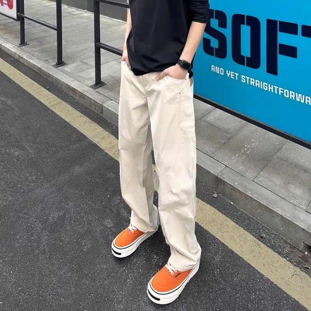 拓菲 弯刀速干伞兵长裤宽松阔腿冰丝裤子美式直筒工装休闲裤 男女同款