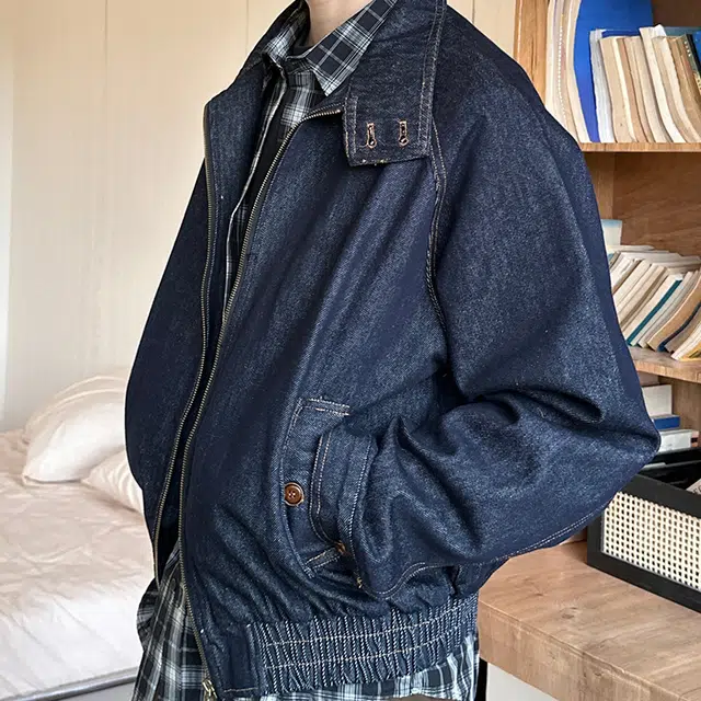 拓菲 美式复古翻领牛仔外套男潮牌秋冬宽松百搭短款情侣街头休闲夹克 男女同款