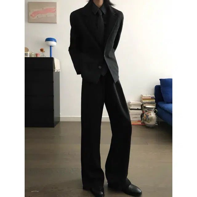拓菲 高级感廓形垫肩小众设计感宽松休闲西服潮西装外套男 男女同款