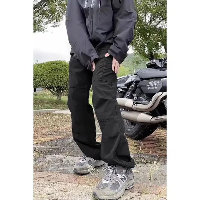 拓菲 工装裤夏季薄款户外速干裤徒步旅行登山裤宽松直筒休闲痞帅裤子 男女同款
