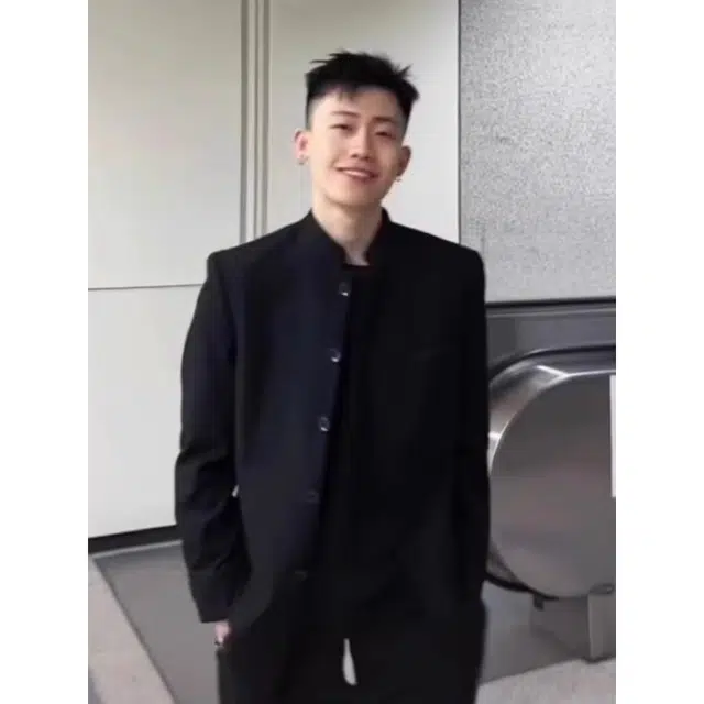 拓菲 高级感痞帅新中式中山装春秋休闲立领西装外套潮夹克 男女同款