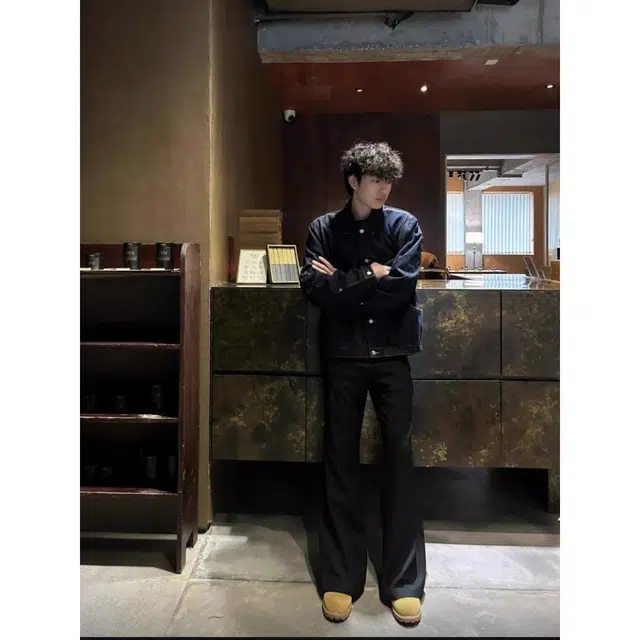 拓菲 美式高街微喇休闲西装裤 男女同款