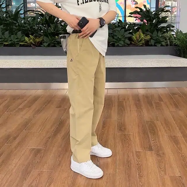 拓菲 小三角标山系百搭潮流设计夏季防水速干直筒微锥户外徒步登山休闲裤 男女同款
