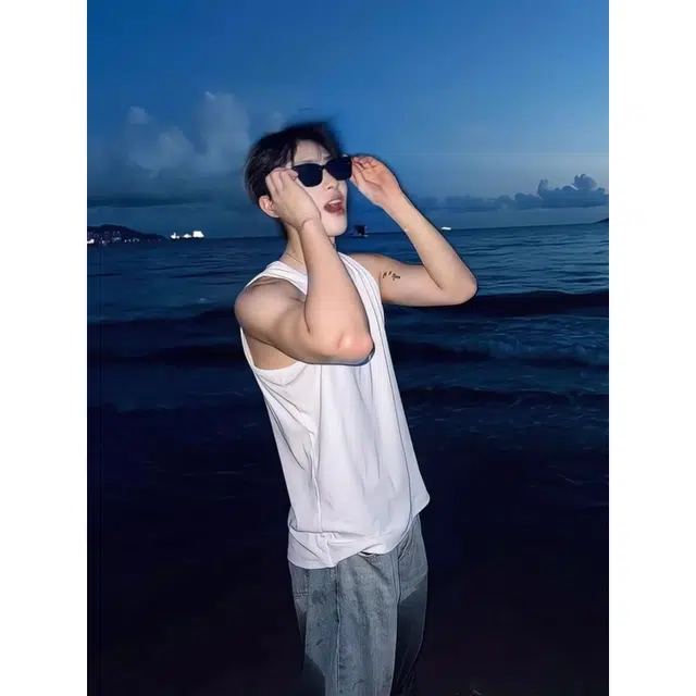 拓菲 美式潮牌运动时尚个性舒适无袖背心 男女同款