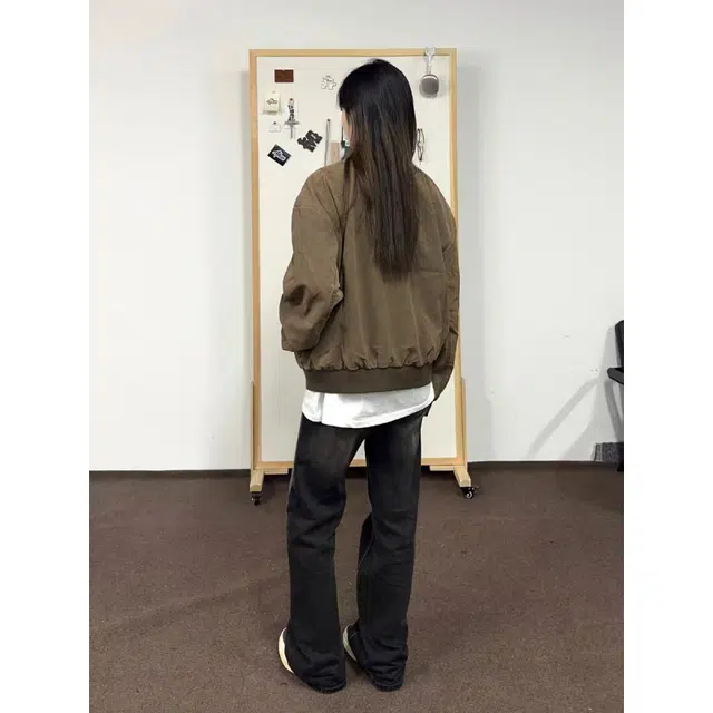 拓菲  美式痞帅休闲潮流复古水洗做旧工装长袖夹克外套 男女同款