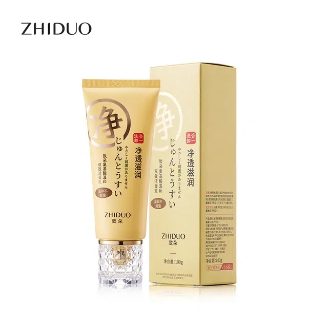 致朵 氨基酸温和双效洁面乳 保湿修护卸妆清洁滋润舒缓