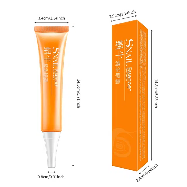 莱蔻 蜗牛精华眼霜 舒缓维稳紧致保湿滋润补水淡化眼袋改善眼部浮肿