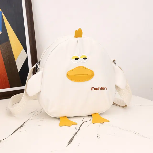 度森袋鼠 可爱斜跨小清新学生软妹卡通小鸡包日系 尼龙布 斜挎包 常规 男女同款情侣款 多色