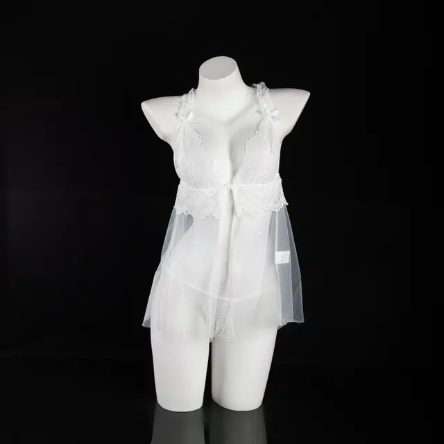 崇朵  大码性感免脱小胸蕾丝睡裙 高级感